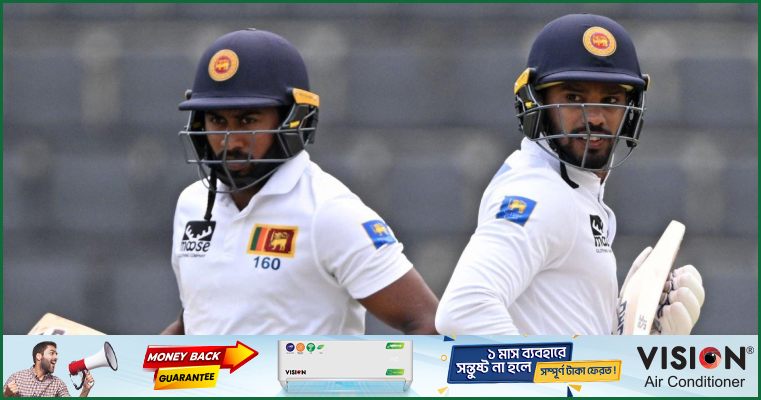 ধনাঞ্জয়া ও কামিন্দুর ফিফটিতে শ্রীলঙ্কার লিড ‘৩২৫’ রান